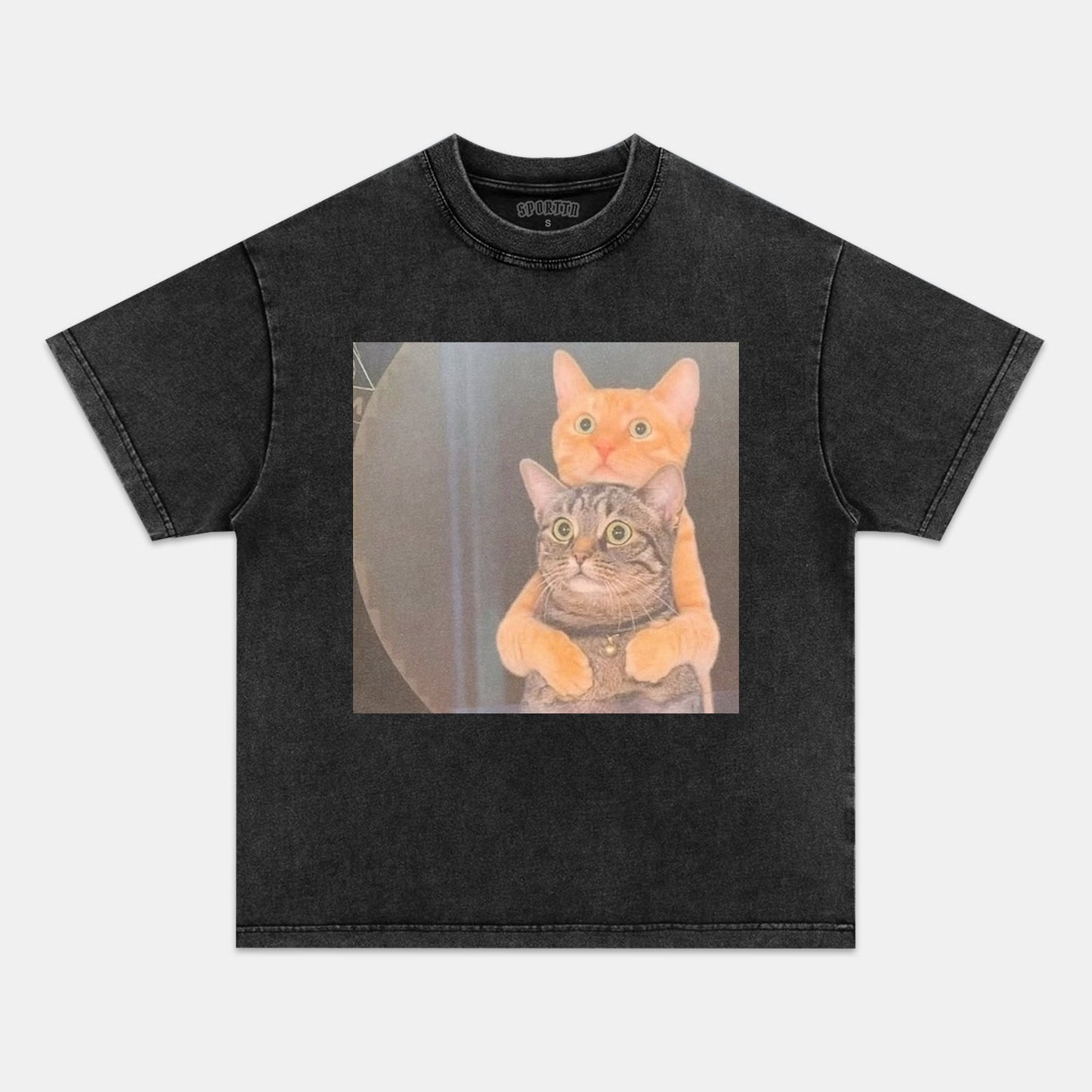 EMBRACING CAT TEE