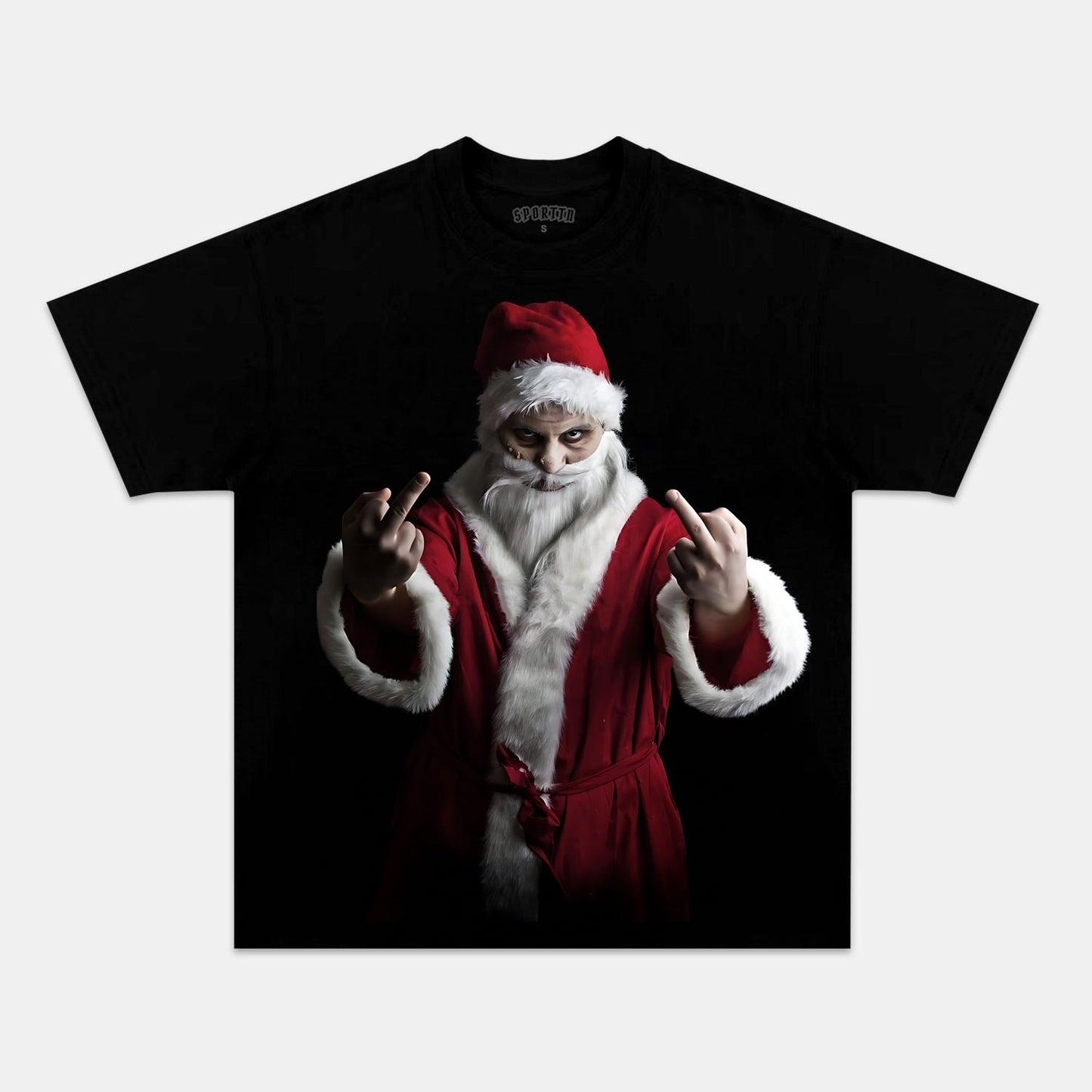 SCARY SANTA CLAUS TEE - clothing by TeeHivey.com (Image 1)