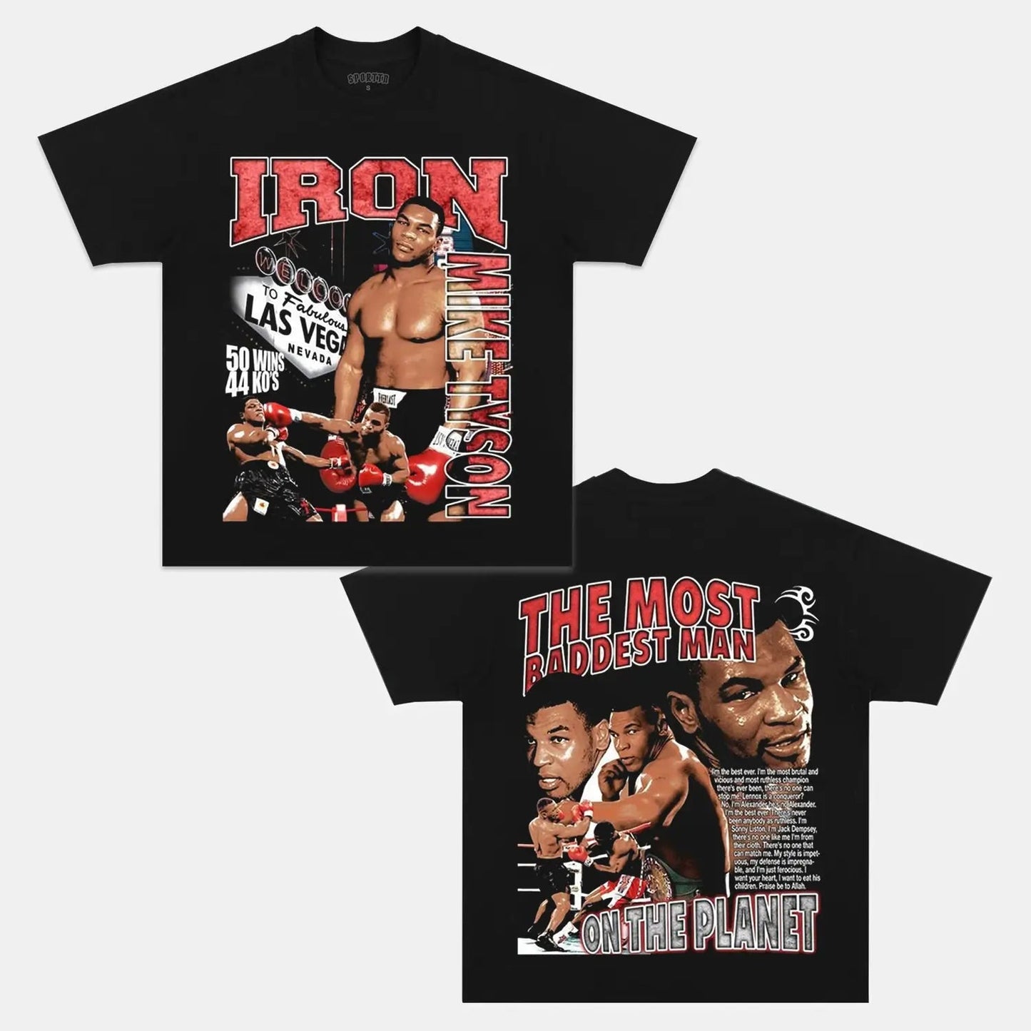 MIKE TYSON TEE Style005 - clothing by TeeHivey.com (Image 1)