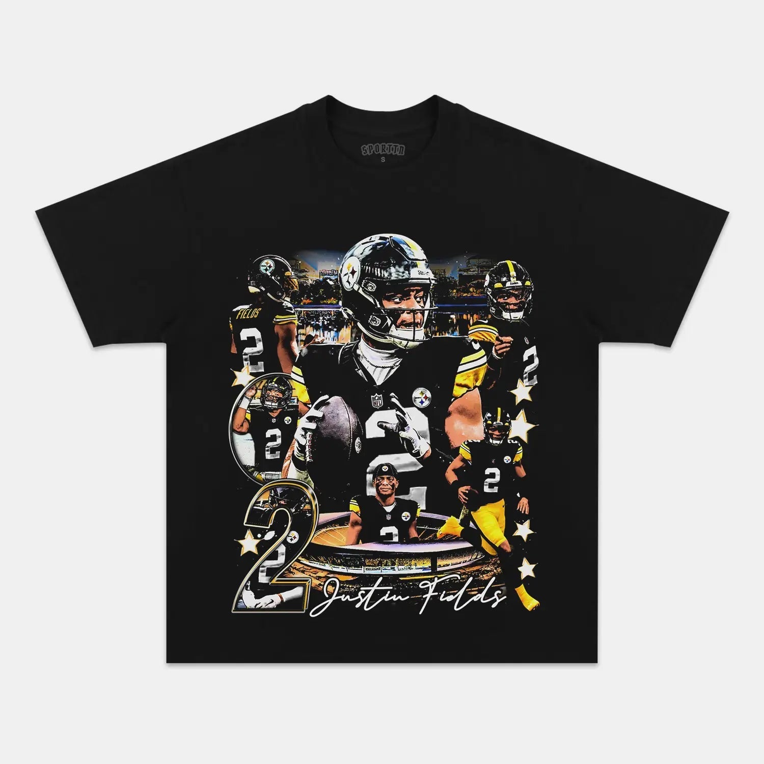 JUSTIN FIELDS - STEELERS TEE - clothing by TeeHivey.com (Image 1)