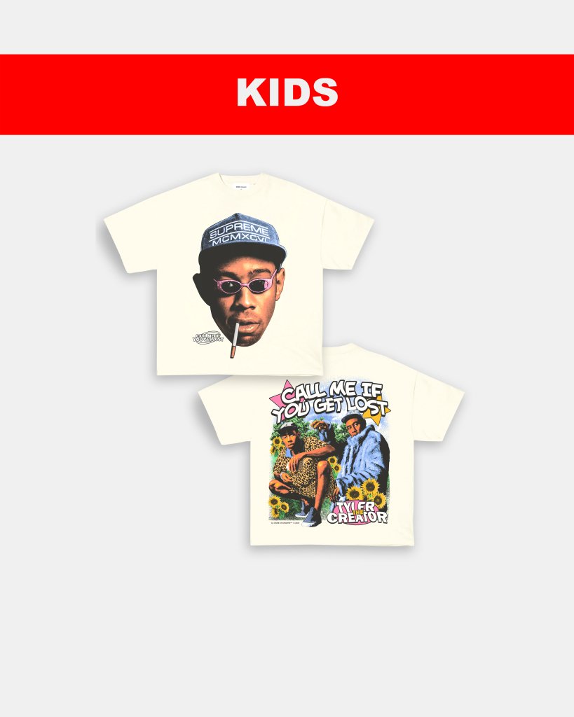 CALL ME WHEN YOU GET LOST - KIDS TEE - [DS]