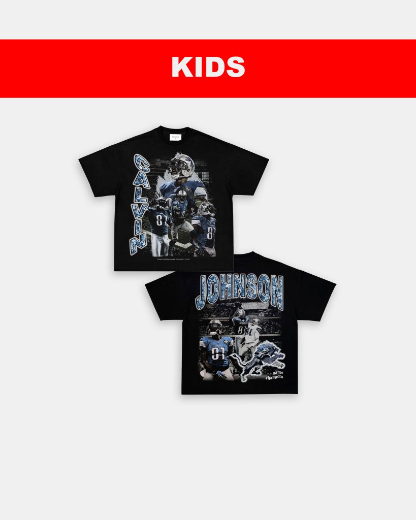 CALVIN JOHNSON - KIDS TEE [DS] - clothing by TeeHivey.com (Image 3)