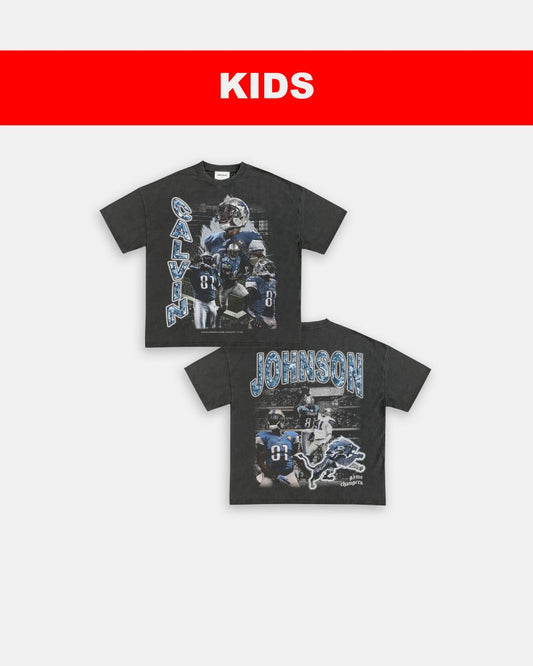CALVIN JOHNSON - KIDS TEE [DS] - clothing by TeeHivey.com (Image 1)