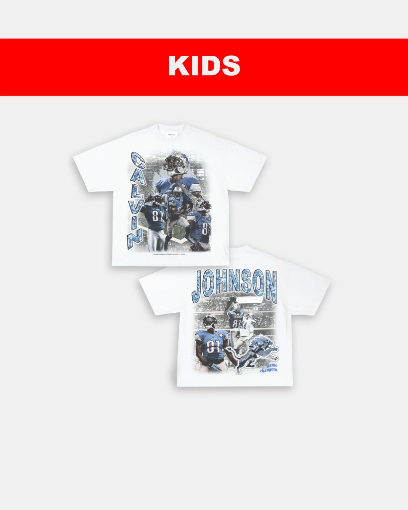 CALVIN JOHNSON - KIDS TEE [DS] - clothing by TeeHivey.com (Image 2)