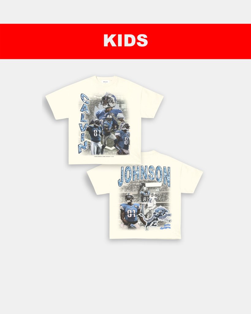 CALVIN JOHNSON - KIDS TEE [DS] - clothing by TeeHivey.com (Image 4)
