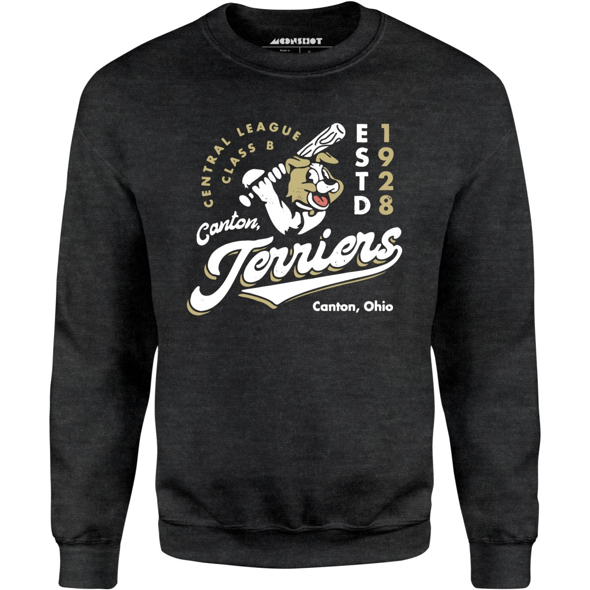 Canton Terriers - Ohio  - Vintage Defunct Baseball Teams - Unisex Sweatshirt
