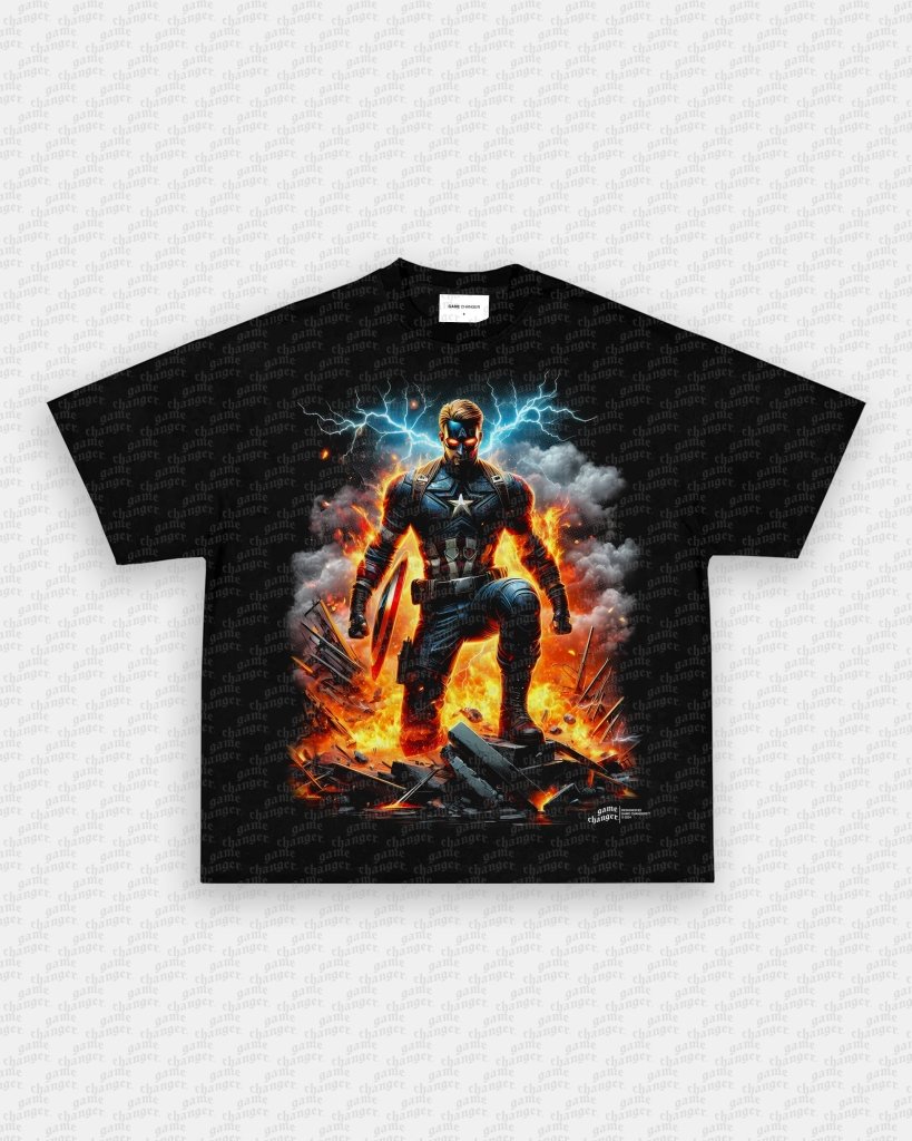 CAPTAIN AMERICA V2 TEE - clothing by TeeHivey.com (Image 1)
