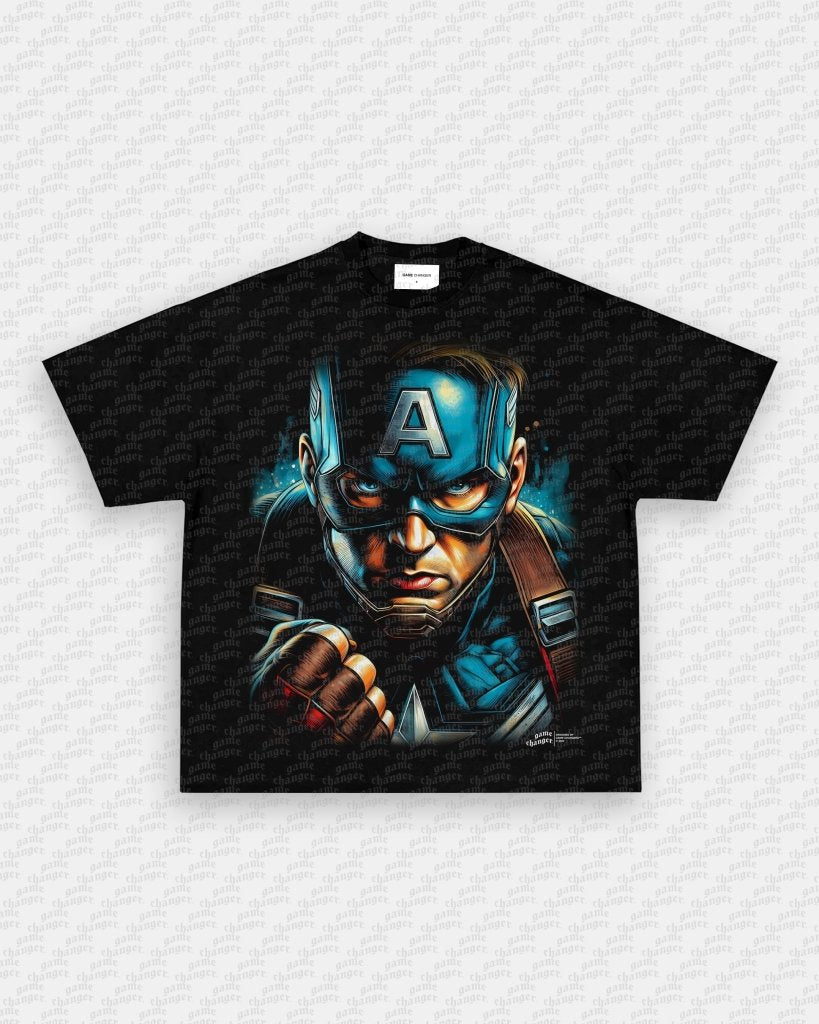 CAPTAIN AMERICA V4 TEE - clothing by TeeHivey.com (Image 1)
