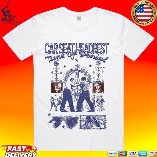 Car Seat Headrest Teens Of Denial 10 Year Anniversary T-shirt