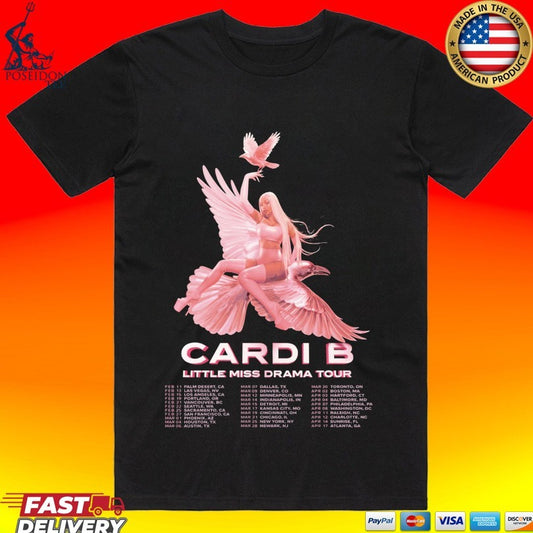 Cardi B Little Miss Drama Tour Shirt