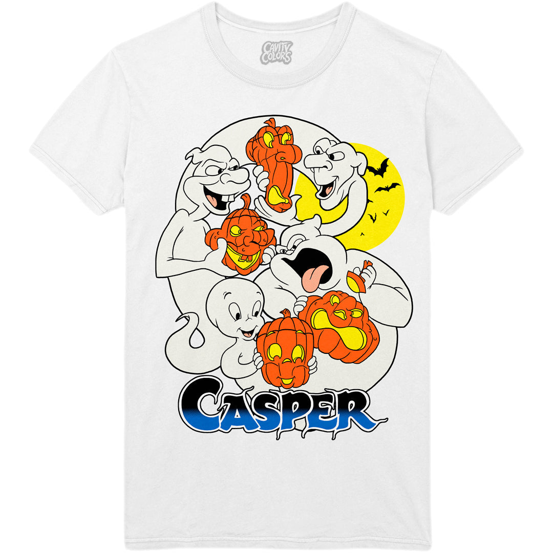 CASPER (95) HALLOWEEN PARTY - T-SHIRT (GHOSTLY WHITE)