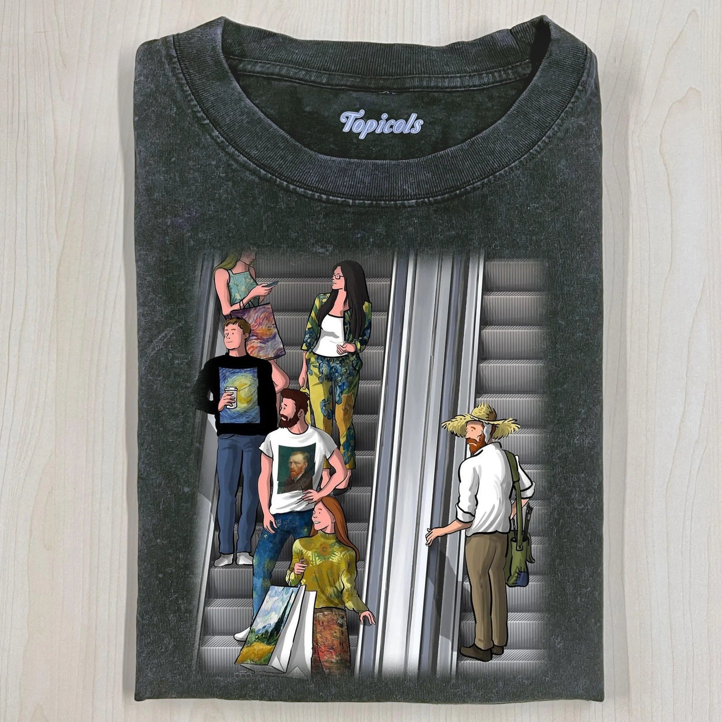 VAN GOGH T-SHIRT - clothing by TeeHivey.com (Image 1)