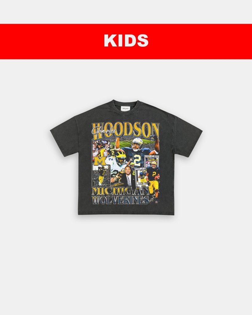 CHARLES WOODSON - MICHIGAN - KIDS TEE - clothing by TeeHivey.com (Image 1)