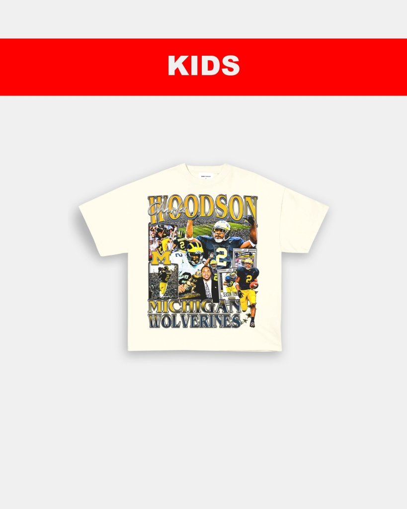 CHARLES WOODSON - MICHIGAN - KIDS TEE - clothing by TeeHivey.com (Image 4)