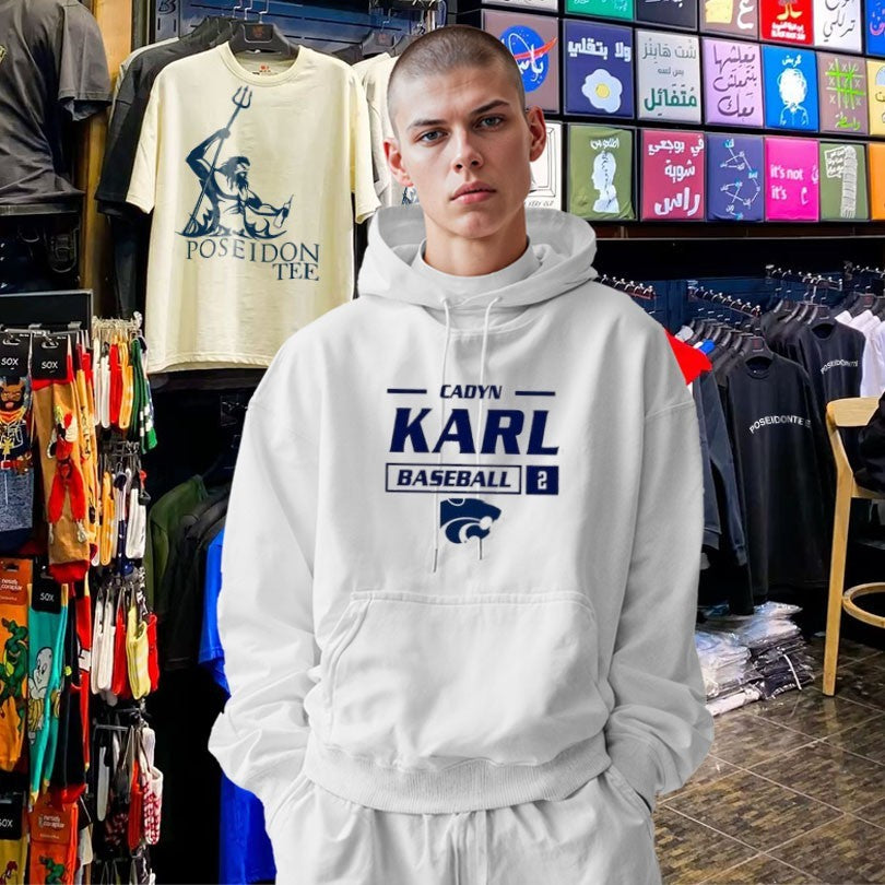 Cherri Harms K State Cadyn Karl Baseball 2 T-shirt
