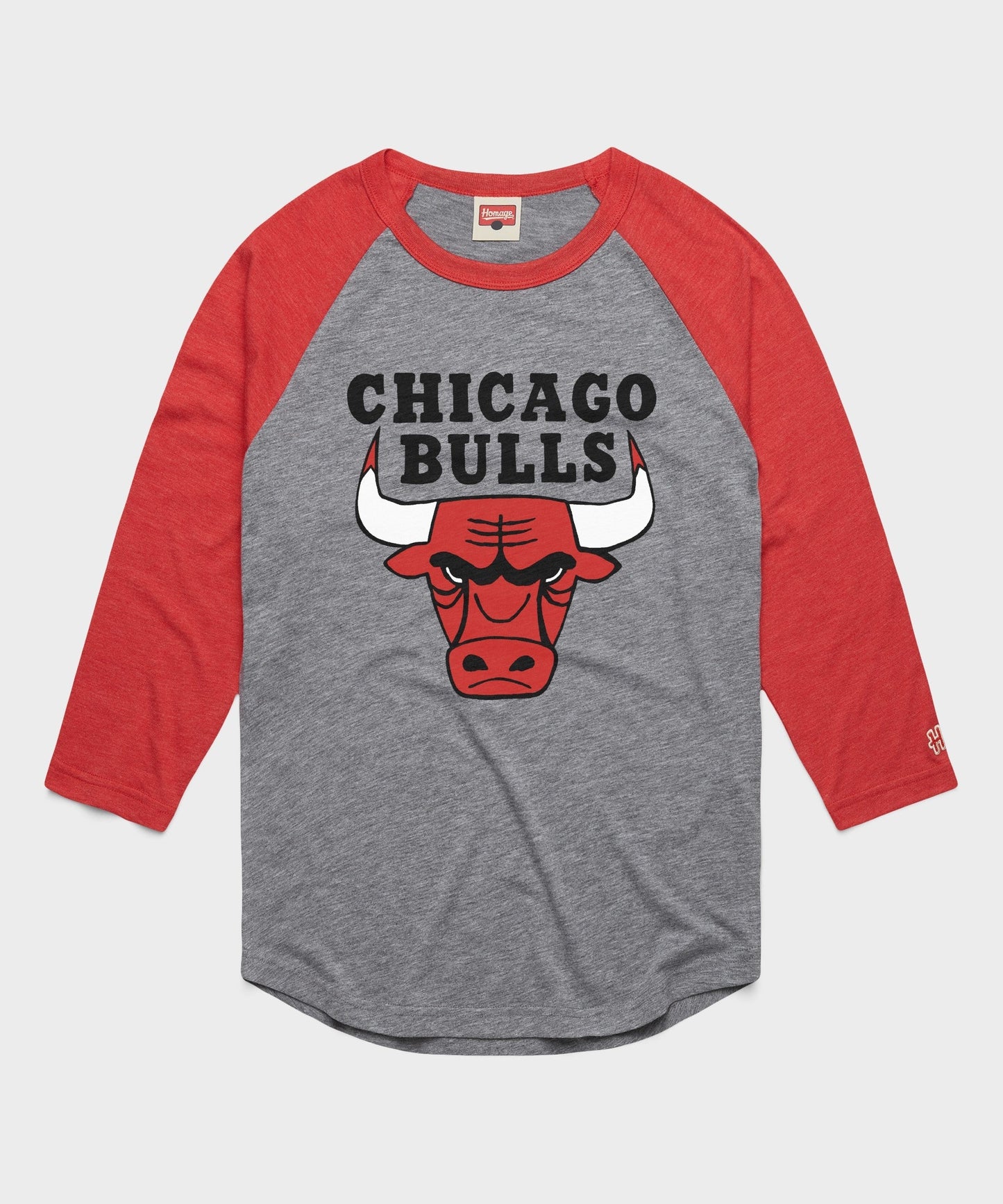 Chicago Bulls Logo Raglan
