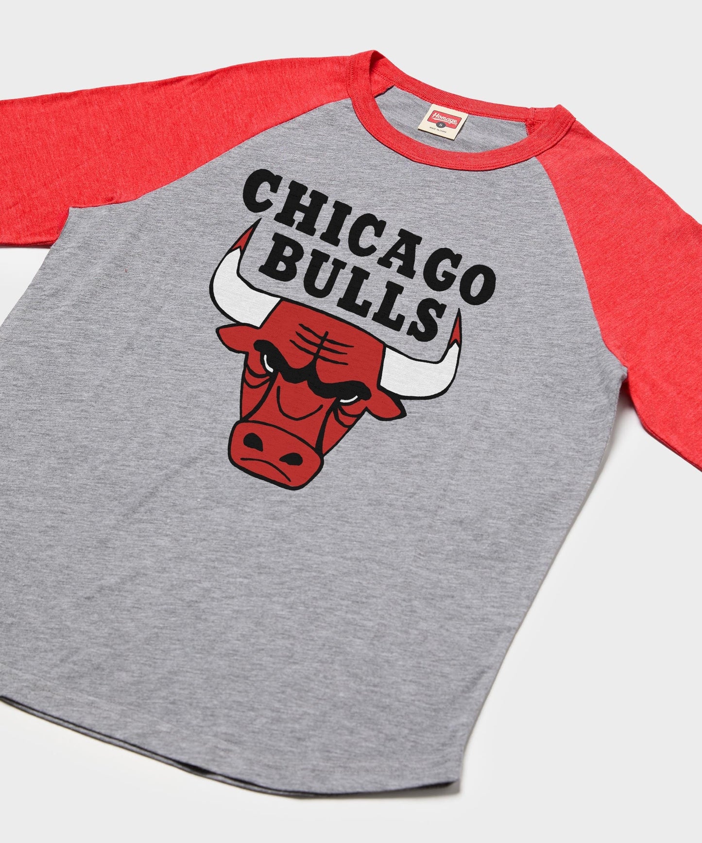 Chicago Bulls Logo Raglan