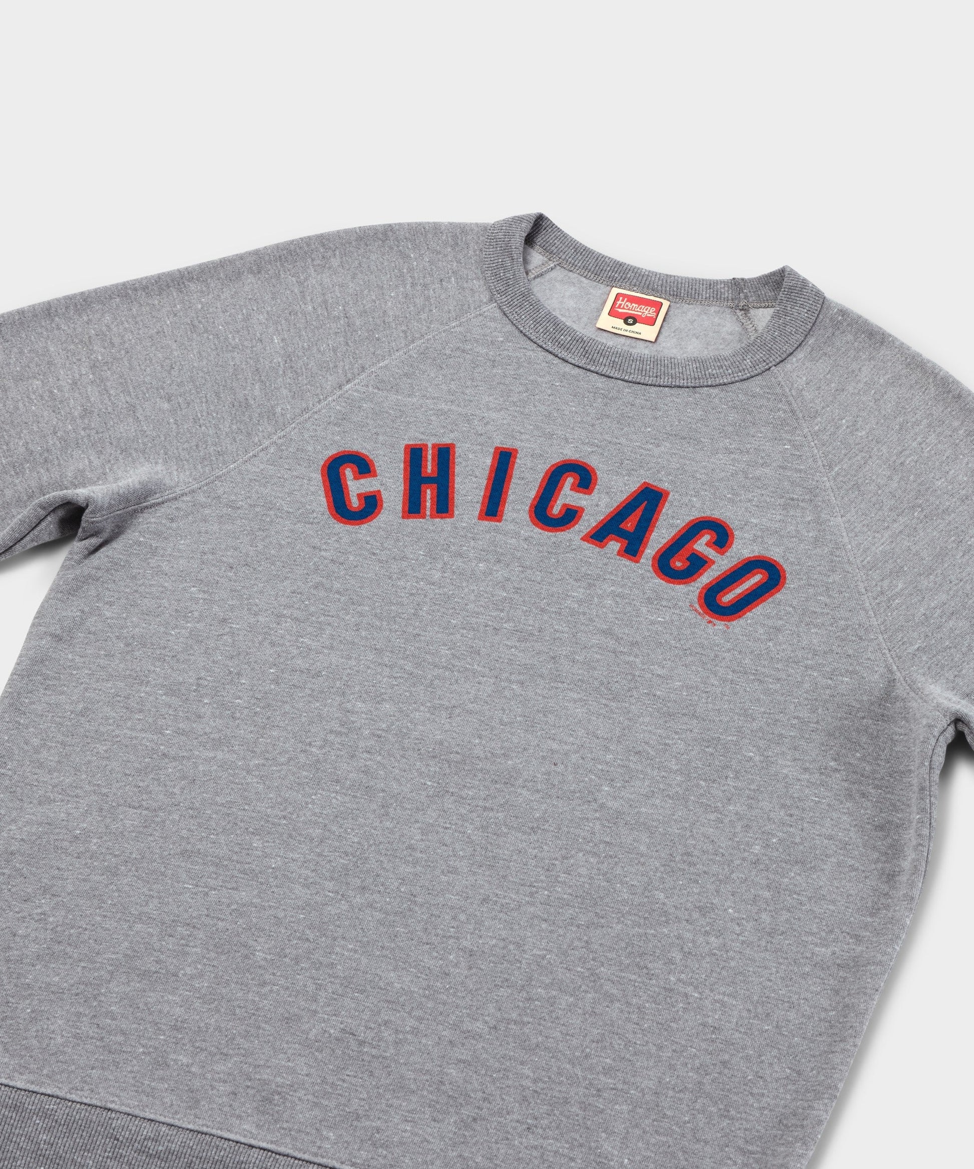 Chicago Cubs Jersey Logo '58 Crewneck