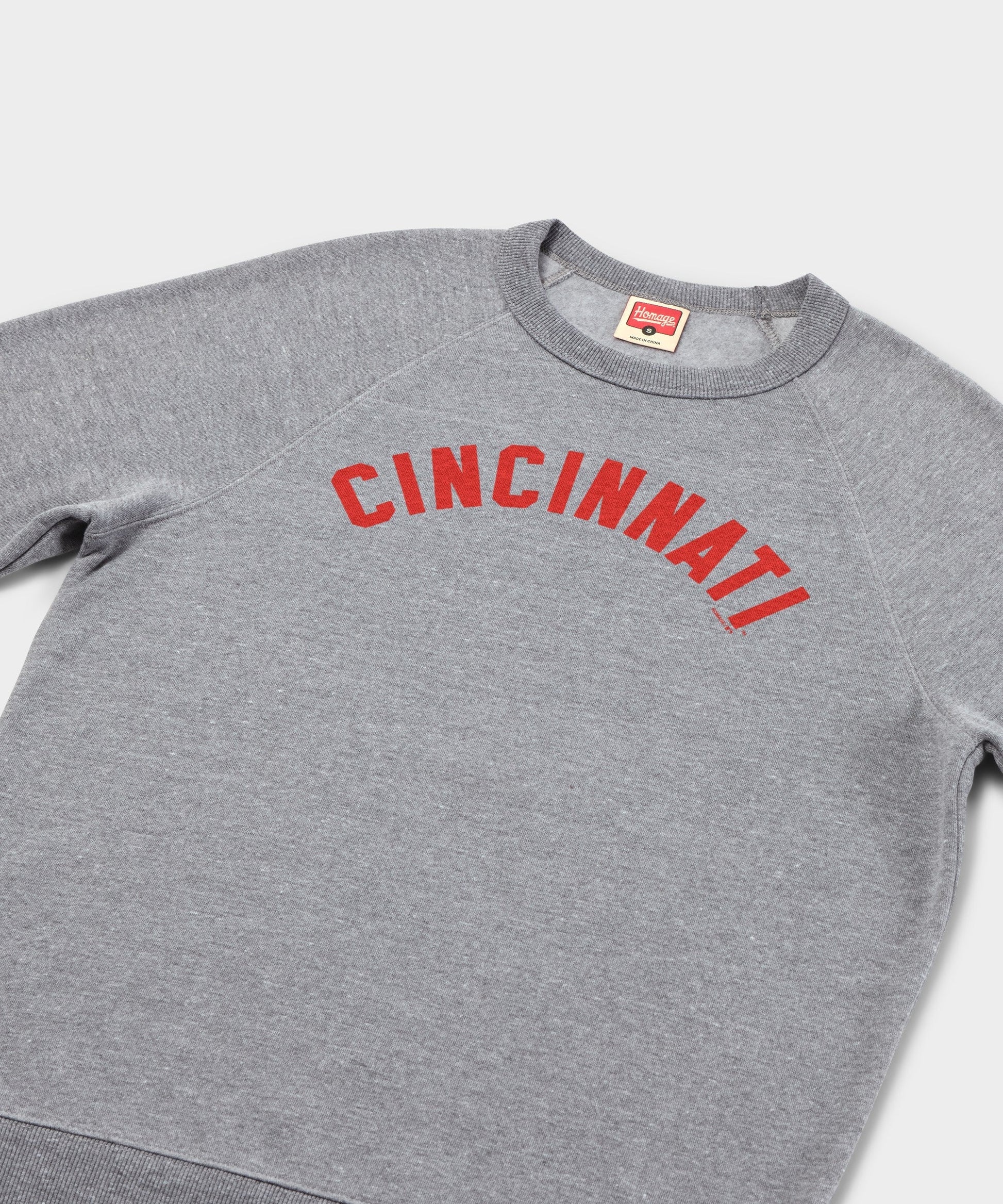Cincinnati Reds Jersey Logo '67 Crewneck