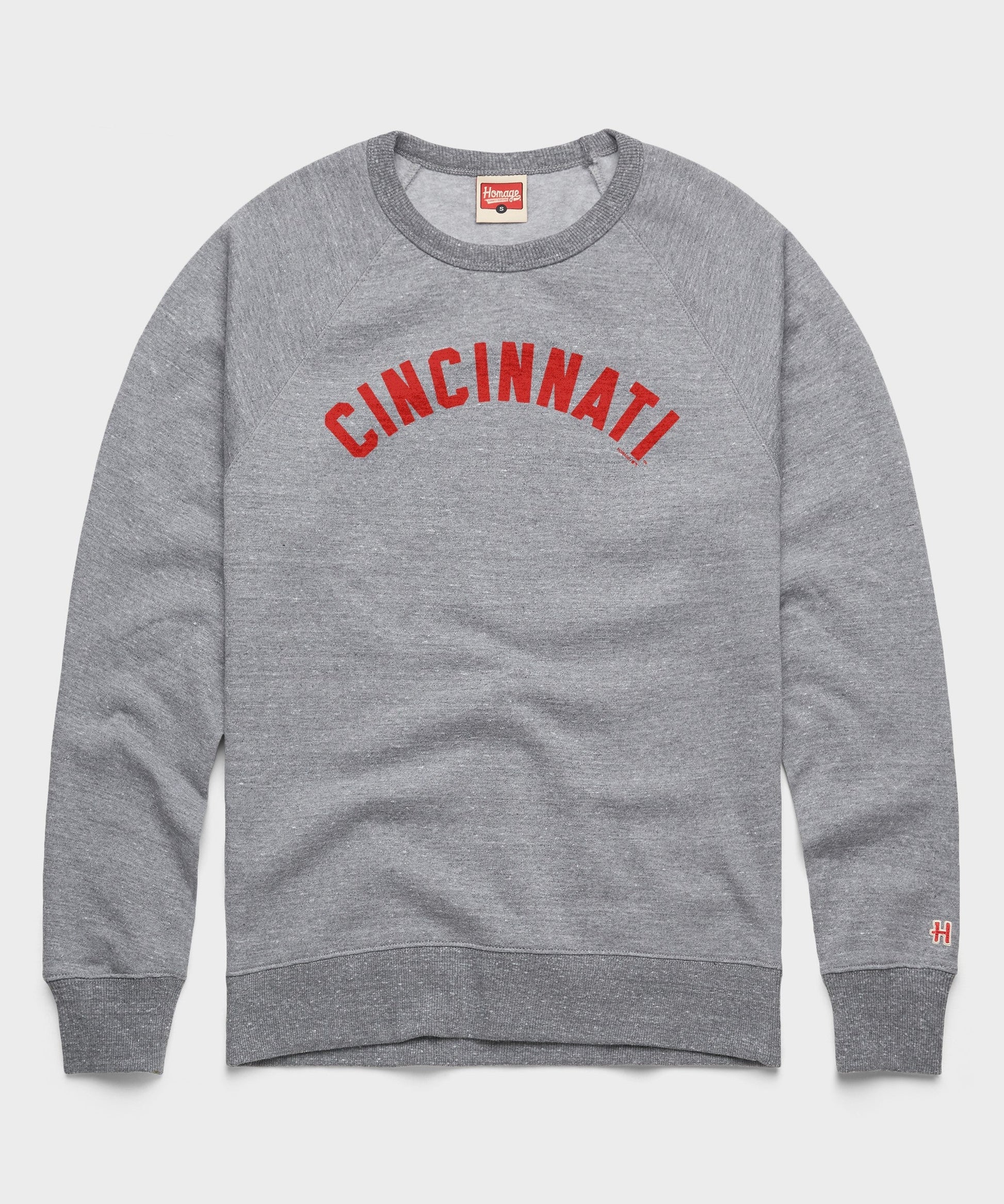 Cincinnati Reds Jersey Logo '67 Crewneck
