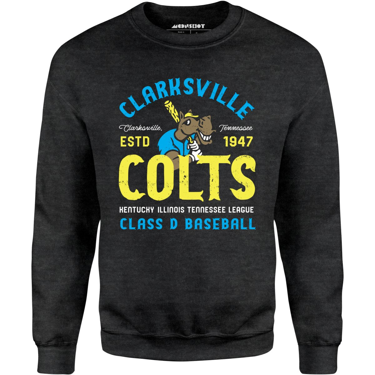 Clarksville Colts - Tennessee - Vintage Defunct Baseball Teams - Unisex Sweatshirt