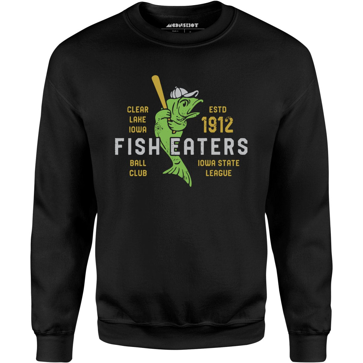 Clear Lake Fish Eaters - Iowa - Vintage Defunct Baseball Teams - Unisex Sweatshirt