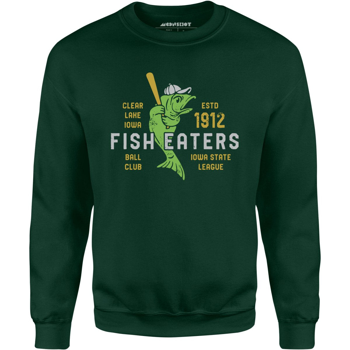 Clear Lake Fish Eaters - Iowa - Vintage Defunct Baseball Teams - Unisex Sweatshirt