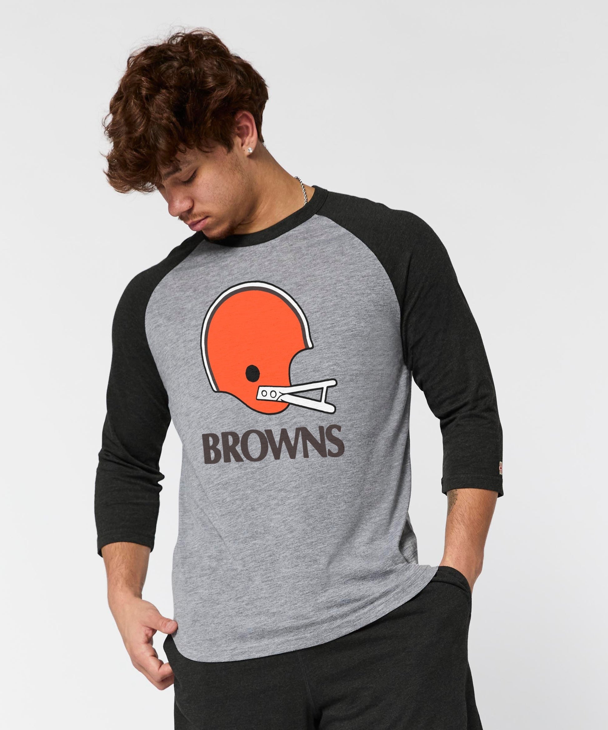 Cleveland Browns Big Helmet Raglan