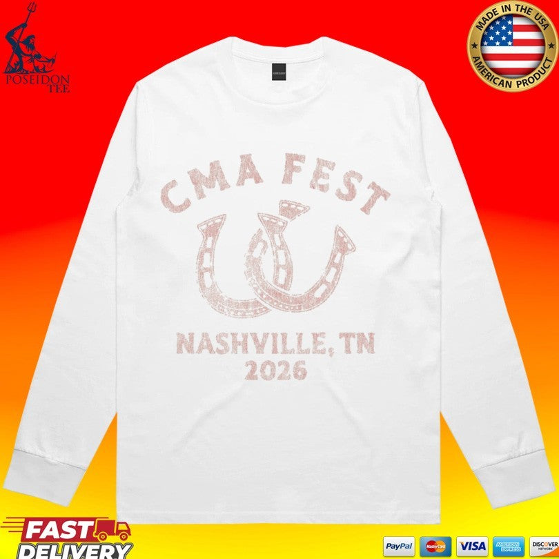 CMA Fest Nashville TN 2026 Horseshoe T-shirt