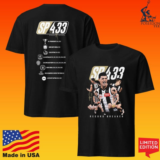 Collingwood Record Breaker Sp433 Adults T-shirt