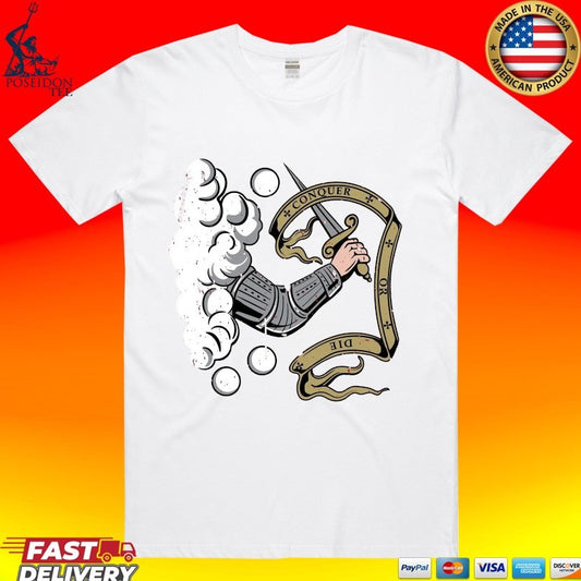 Conquer Or Die Flag T-shirt