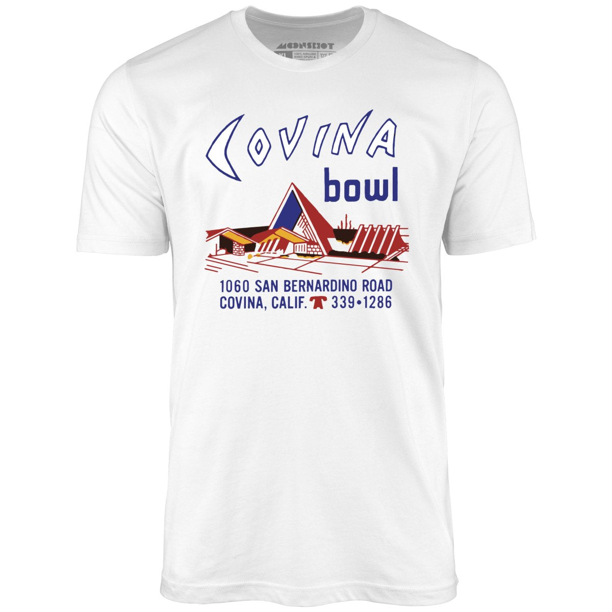 Covina Bowl - Covina, CA - Vintage Bowling Alley - Unisex T-Shirt
