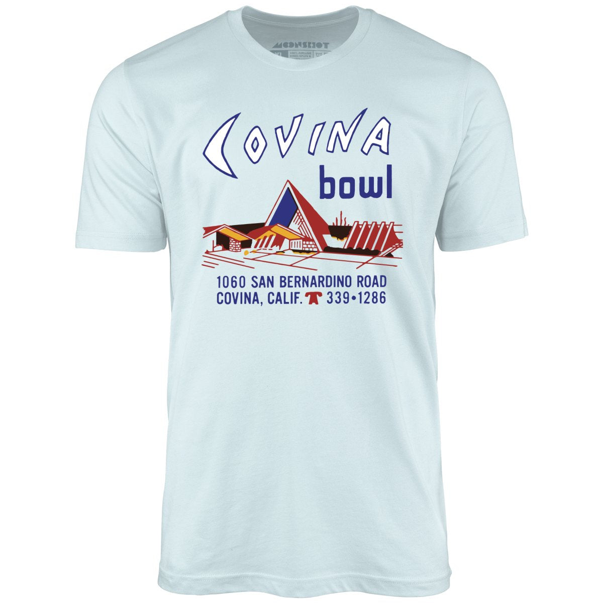 Covina Bowl - Covina, CA - Vintage Bowling Alley - Unisex T-Shirt