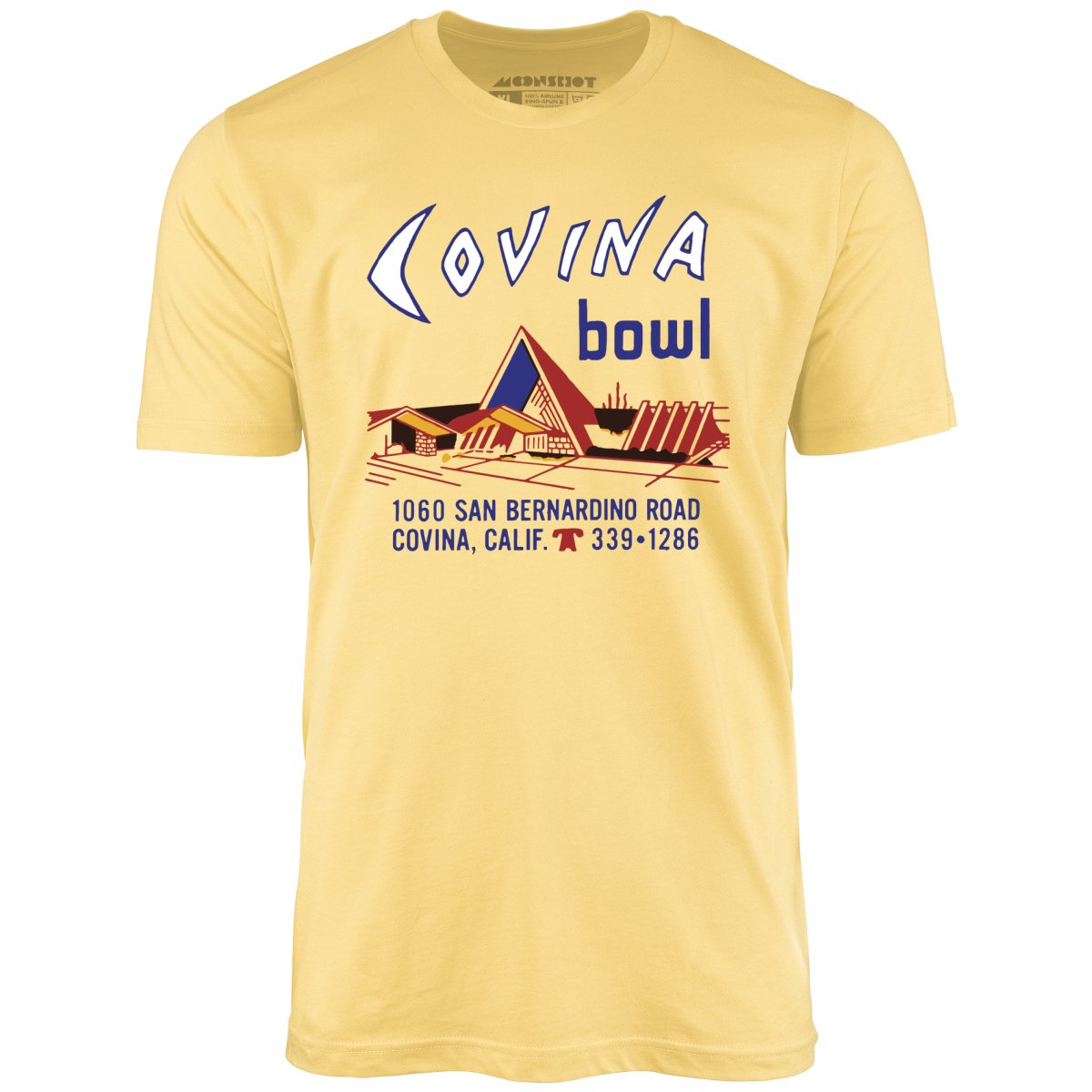 Covina Bowl - Covina, CA - Vintage Bowling Alley - Unisex T-Shirt