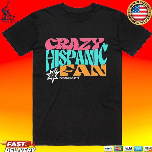 Crazy Hispanic Fan Vintage T-shirt
