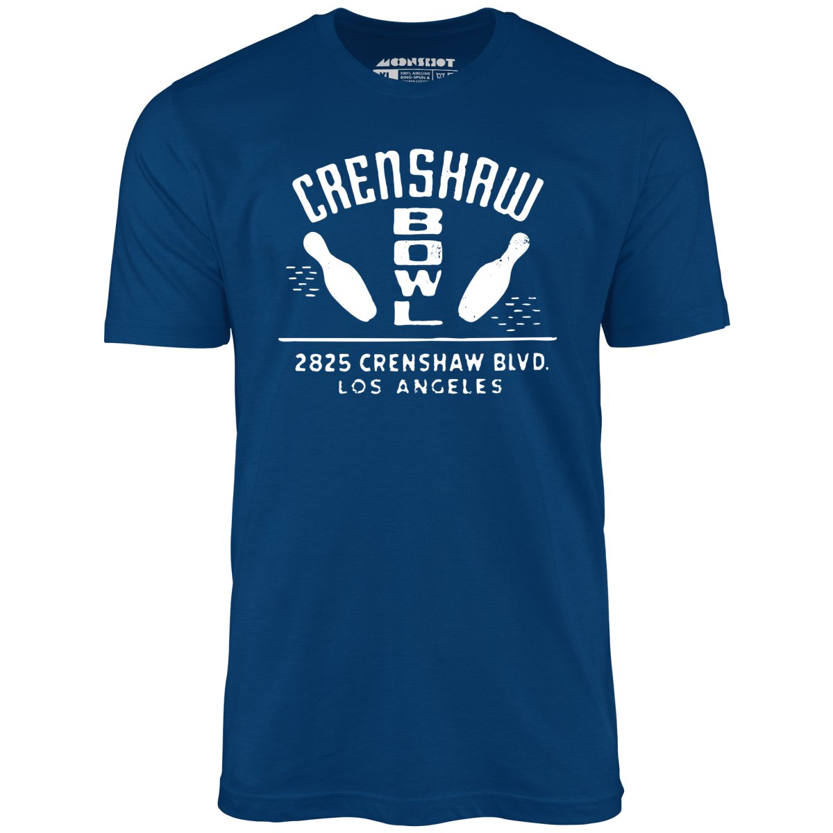Crenshaw Bowl - Los Angeles, CA - Vintage Bowling Alley - Unisex T-Shirt