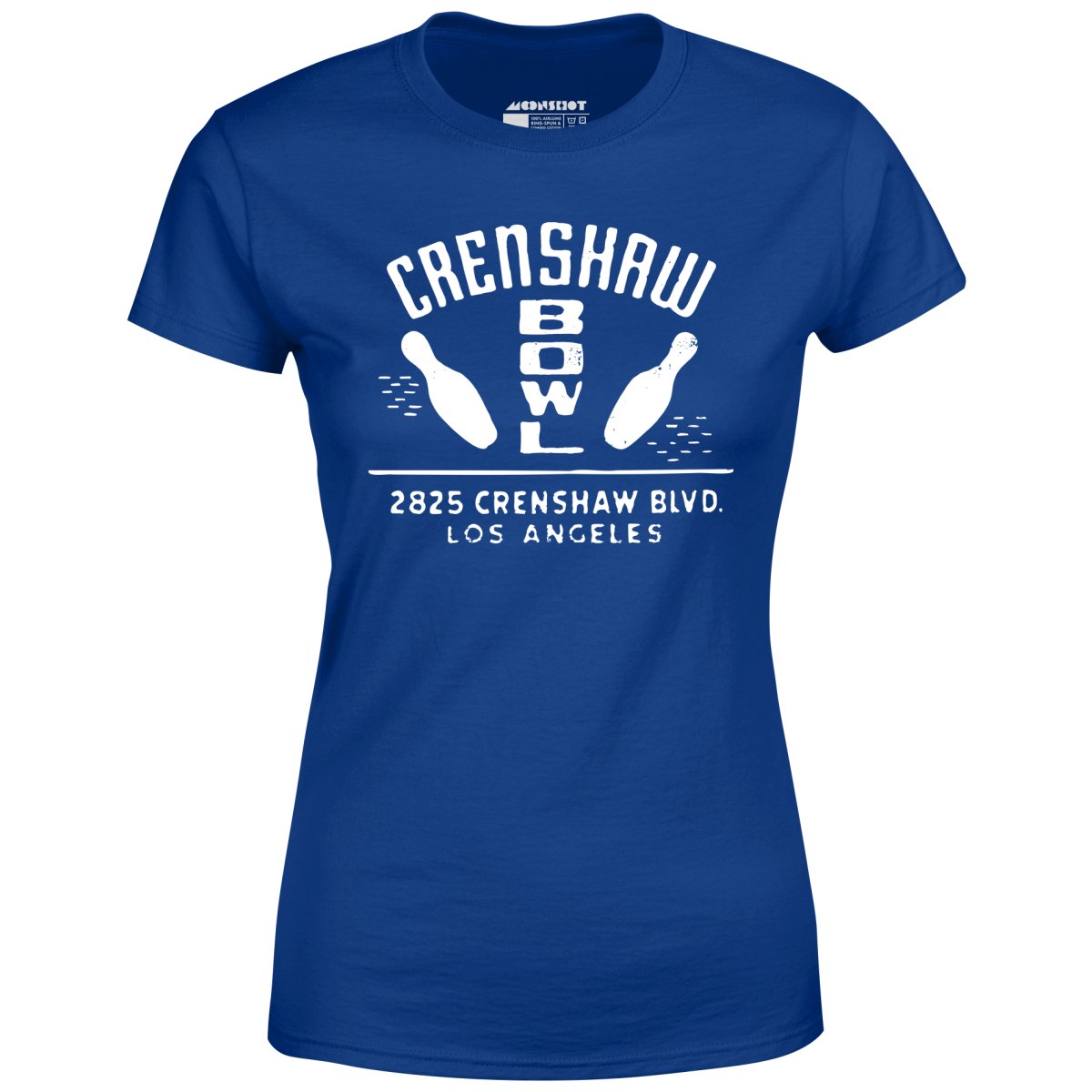Crenshaw Bowl - Los Angeles, CA - Vintage Bowling Alley - Women's T-Shirt