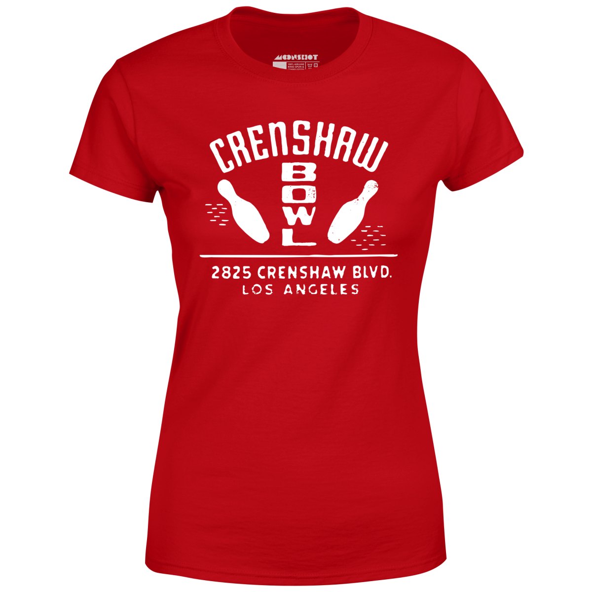Crenshaw Bowl - Los Angeles, CA - Vintage Bowling Alley - Women's T-Shirt