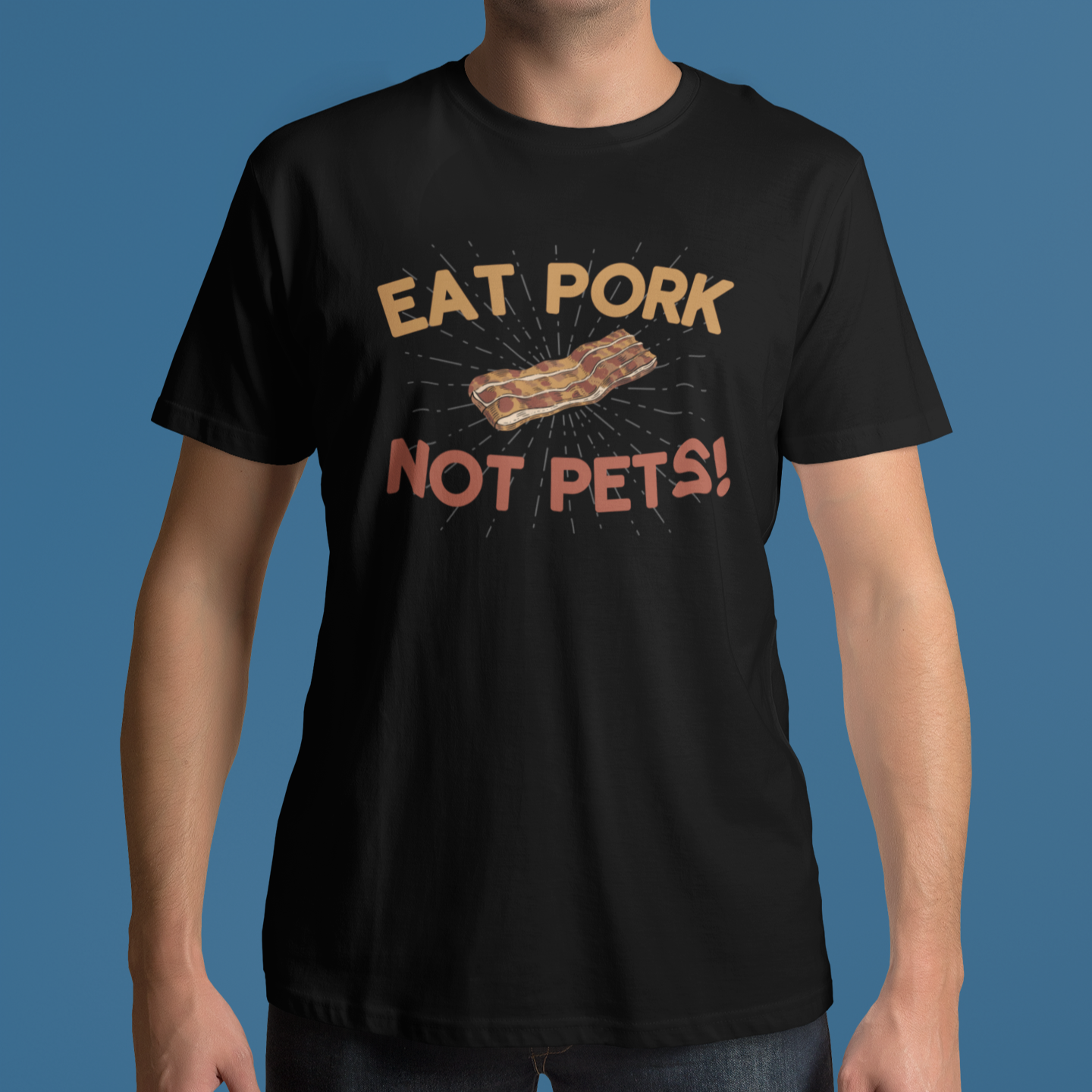 Eat Pork Not Pets Unisex Tee