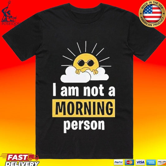 Crunk Thread I Am Not A Morning Person T-shirt