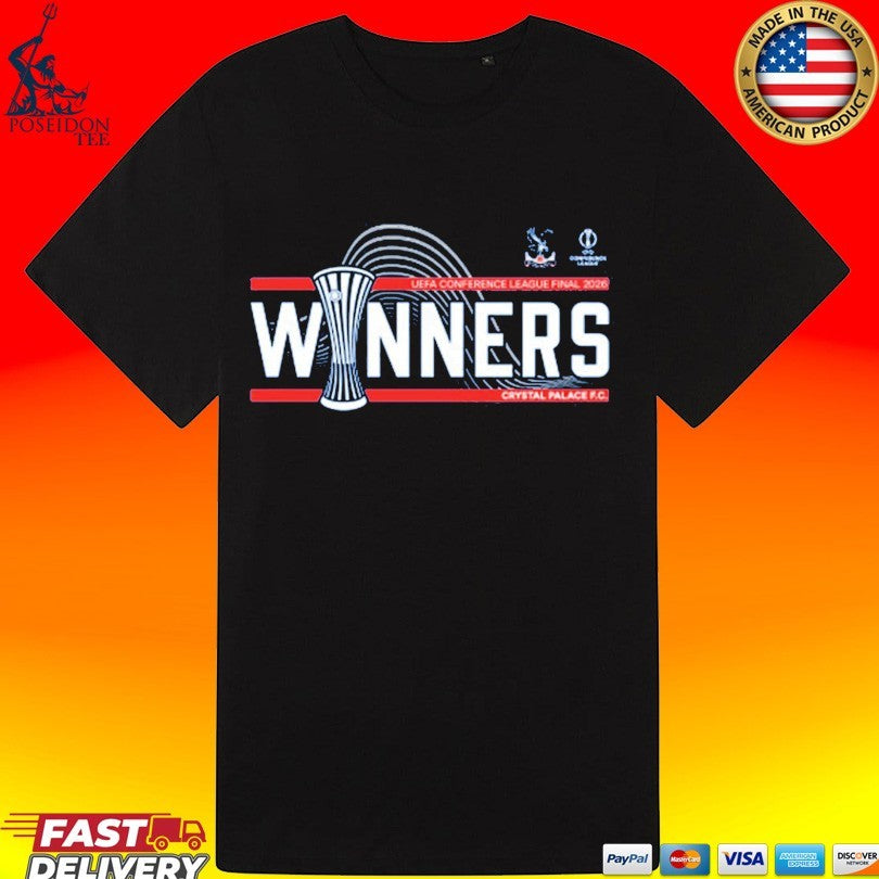 Crystal Palace 2026 Uefa Conference League Winners T-shirt