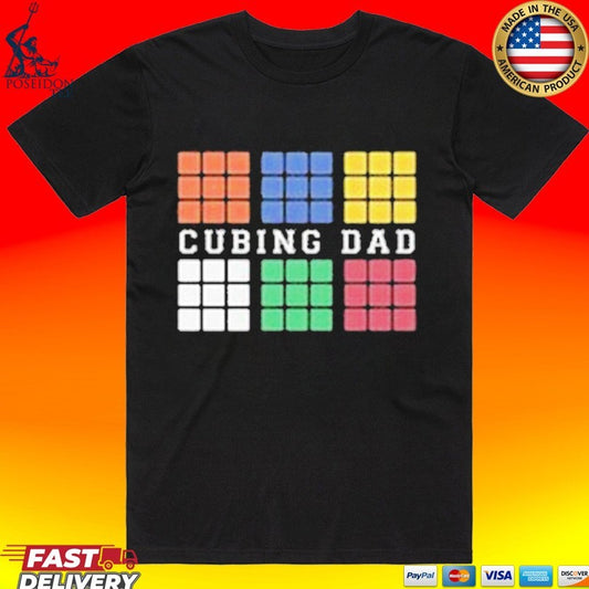 Cubing Dad V4 Rubiks Cube T-shirt