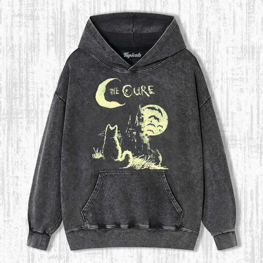 THE CURE CAT HOODIE - clothing by TeeHivey.com