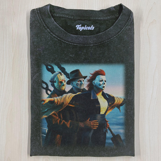 VINTAGE HALLOWEEN GRAPHIC T-SHIRT Style002