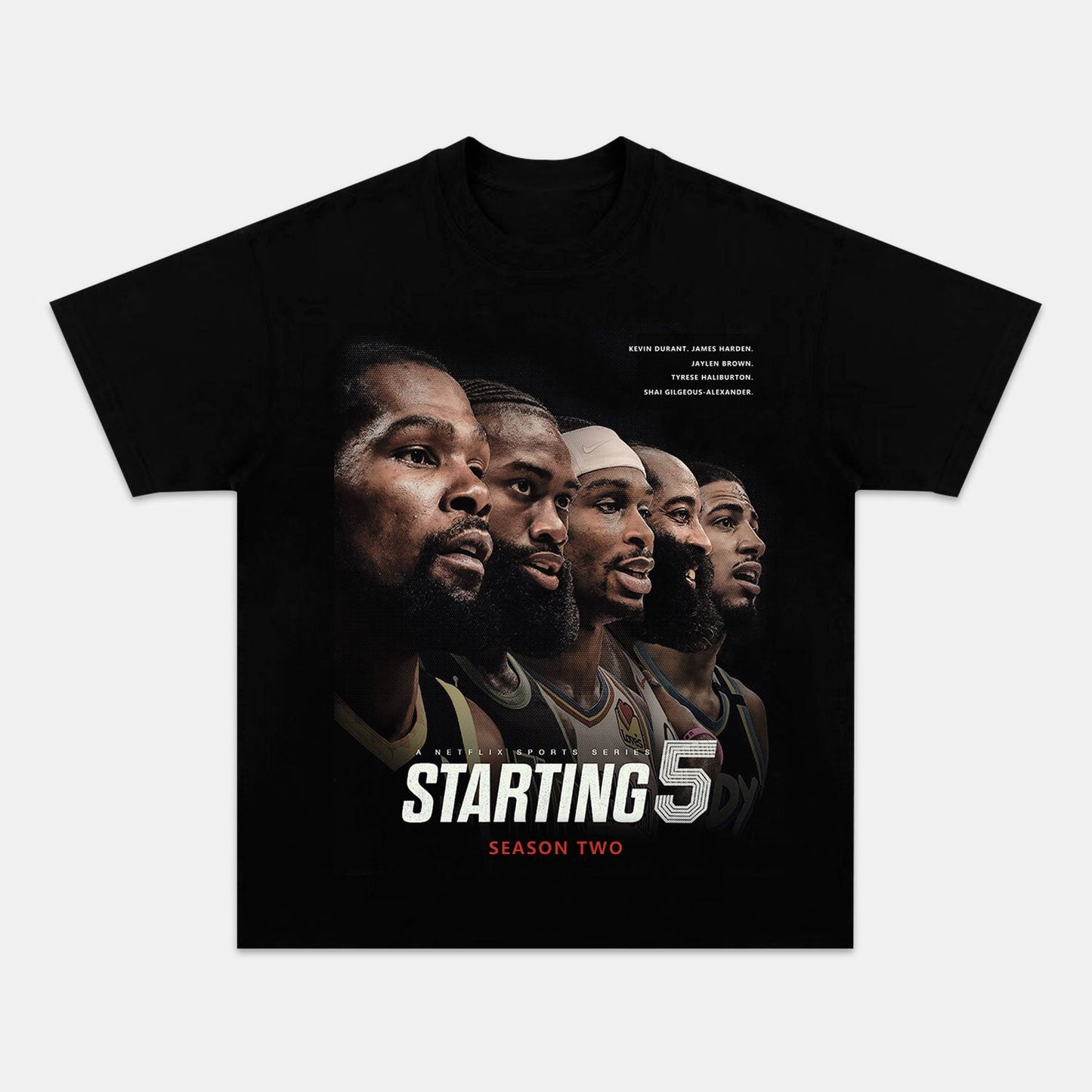 STARTING 5 TEE - clothing by TeeHivey.com (Image 1)