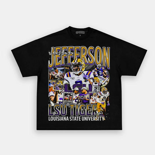 JUSTIN JEFFERSON - LSU TEE - clothing by TeeHivey.com (Image 1)