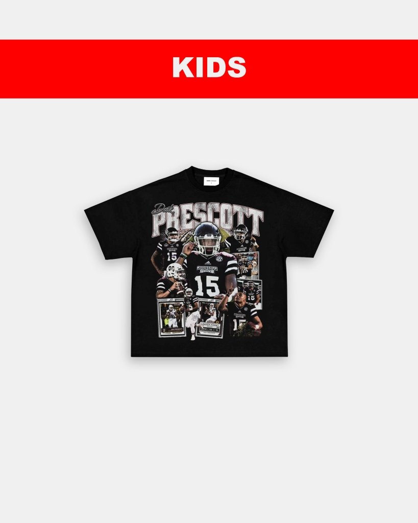 DAK PRESCOTT - MISSISSIPPI - KIDS TEE - clothing by TeeHivey.com (Image 3)