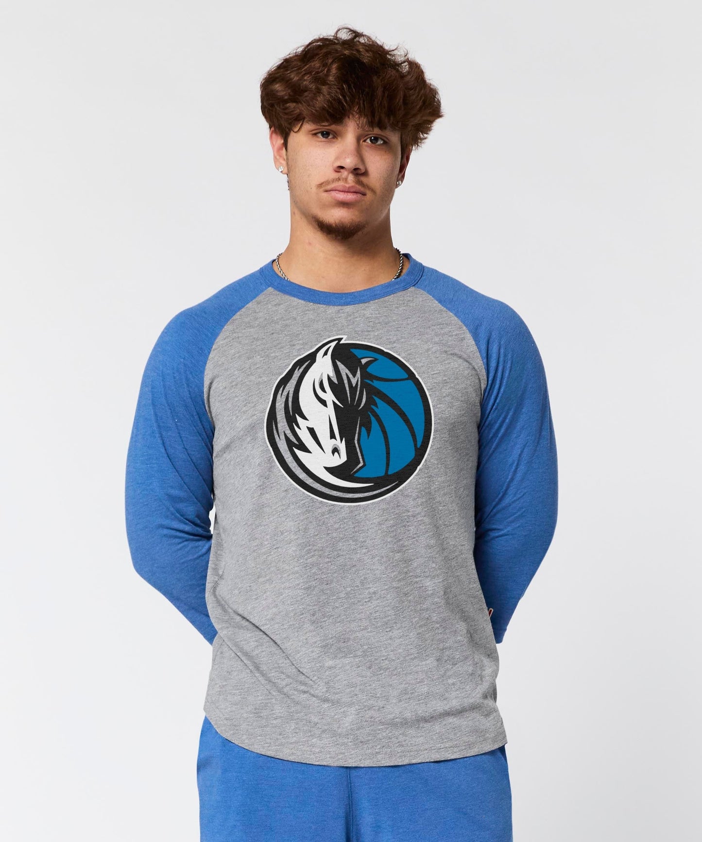 Dallas Mavericks Logo Raglan
