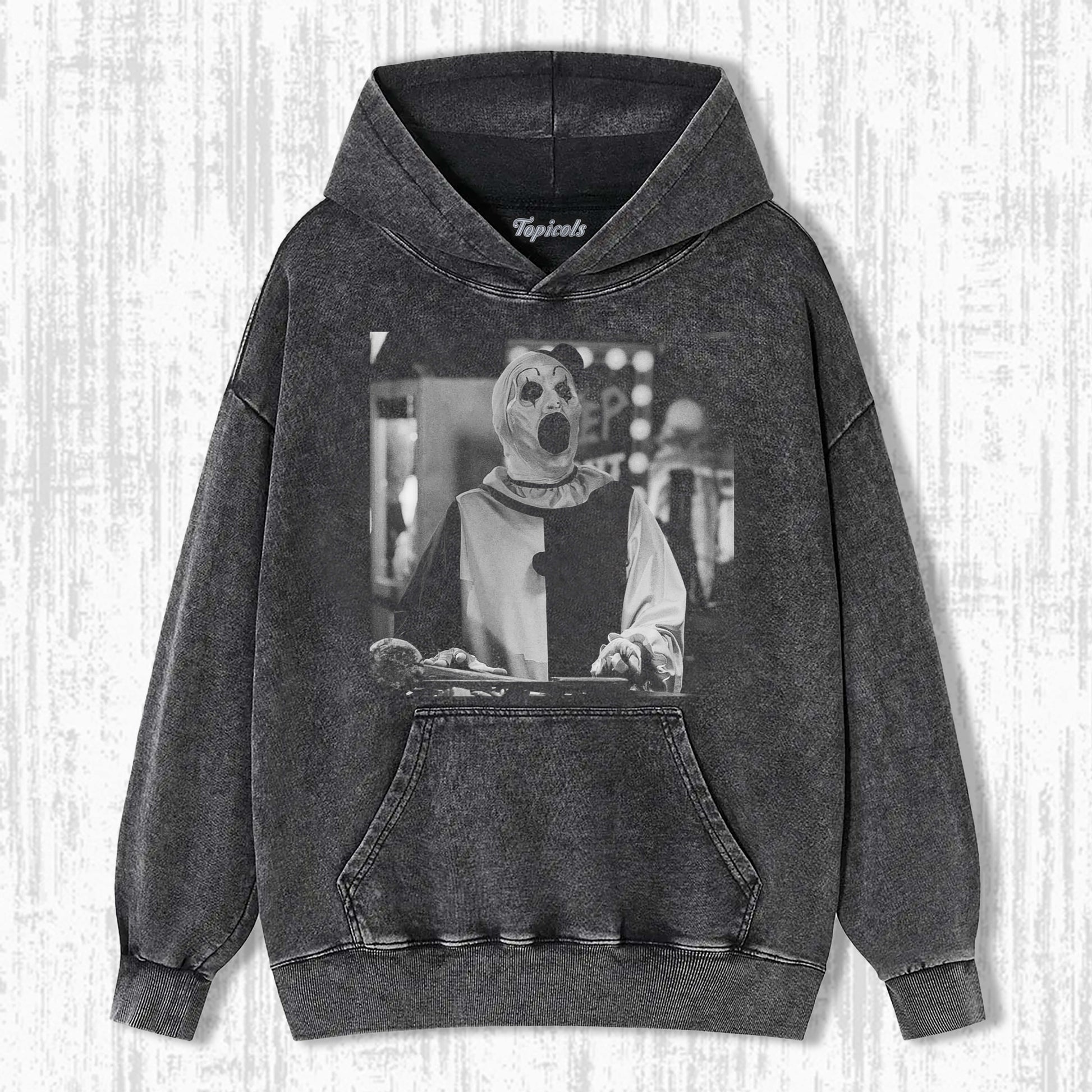 ART THE CLOWN HOODIE - clothing by TeeHivey.com