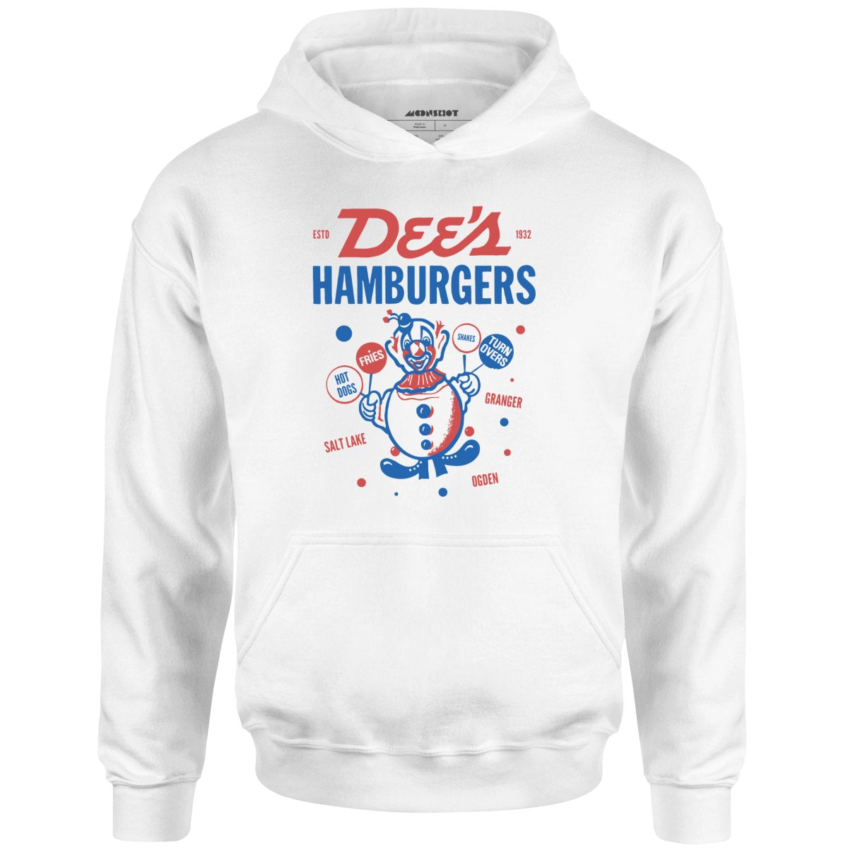 Dee's Hamburgers - Salt Lake City, UT - Vintage Restaurant - Unisex Hoodie